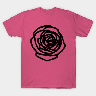 Rose Nature Art Abstract T-Shirt